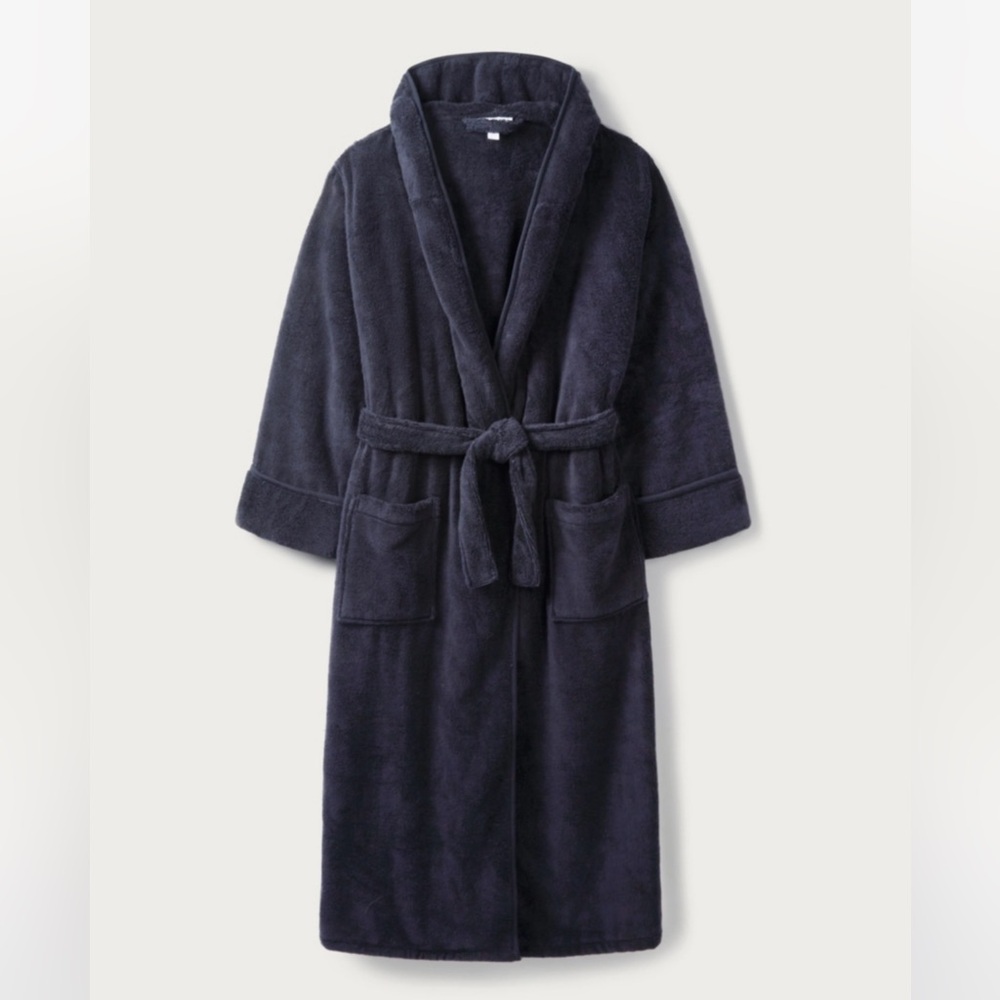 The white company Unisex hydro cotton robe with hood